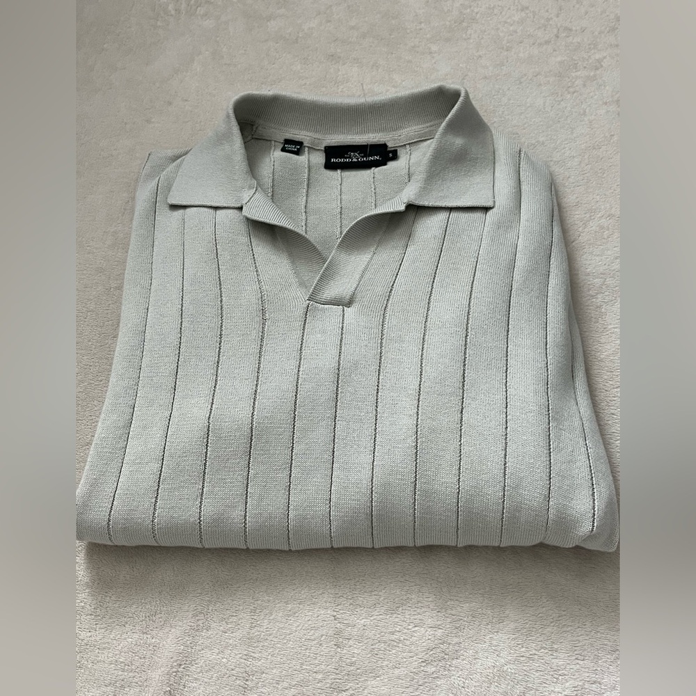 Rodd & Gunn Frey’s Crescent Rib Cotton Sweater Polo